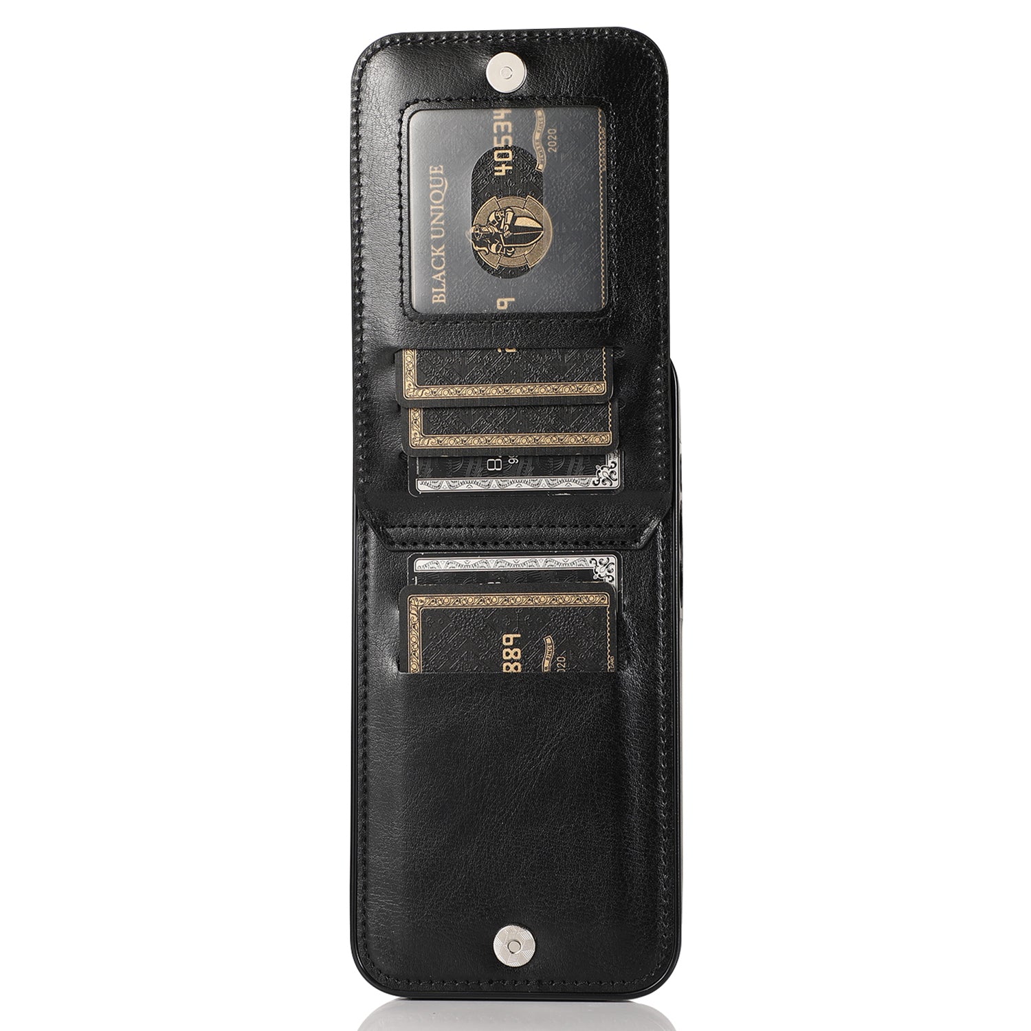 For iPhone 13 Pro Max Card Slots Phone Kickstand Case PU Leather Coated TPU Back Cover For iPhone 13 Pro Max Card Slots Phone Kickstand Case PU Leather Coated TPU Back Cover